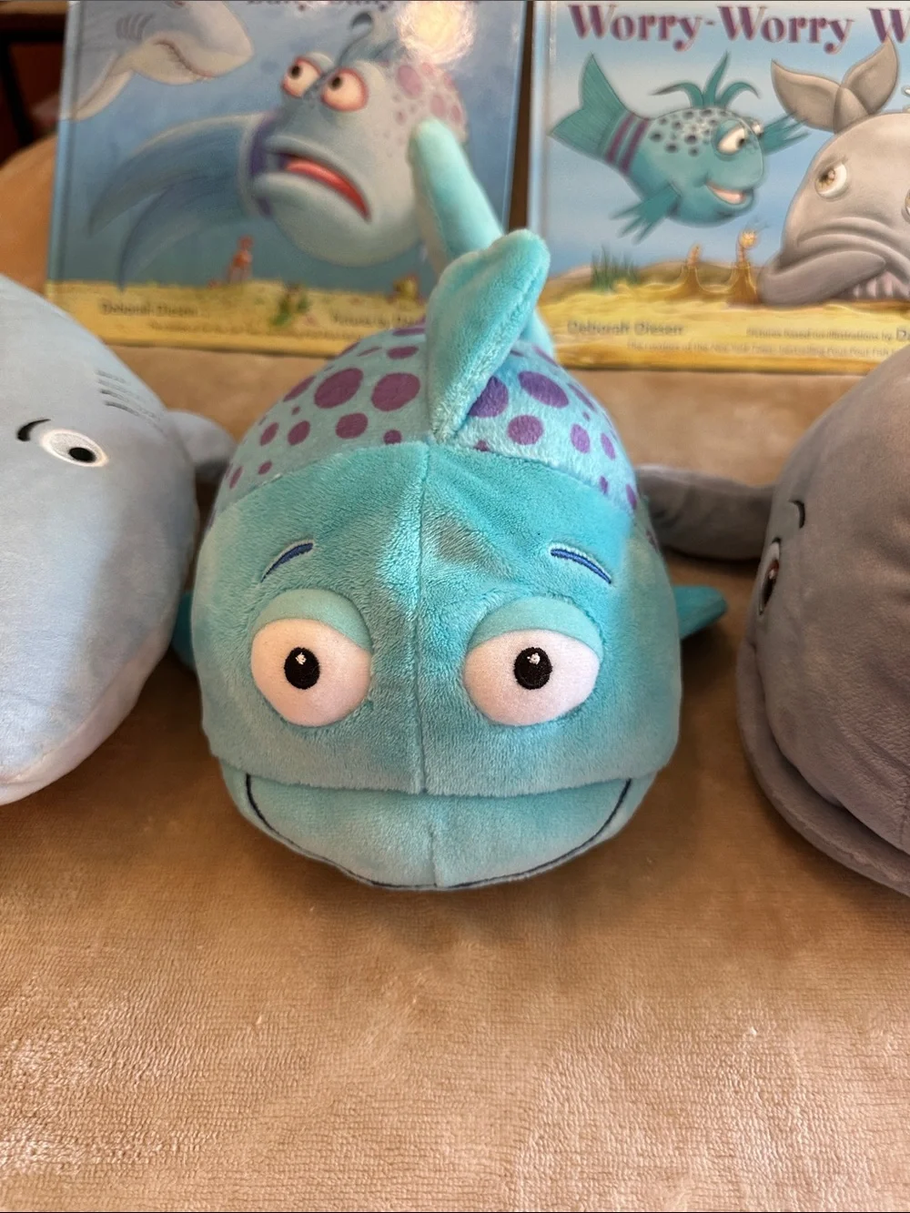 Kohl's Pout-Pout Fish Plush Set in Light Blue & Aqua
